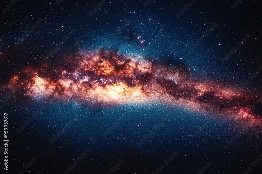 aweinspiring panorama of the milky way arching across a starfilled night sky cosmic dust and distant galaxies create a breathtaking celestial tapestry aweinspiring panorama of the milky way arching across a starfilled night sky cosmic dust and distant galaxies create a breathtaking celestial tapestry