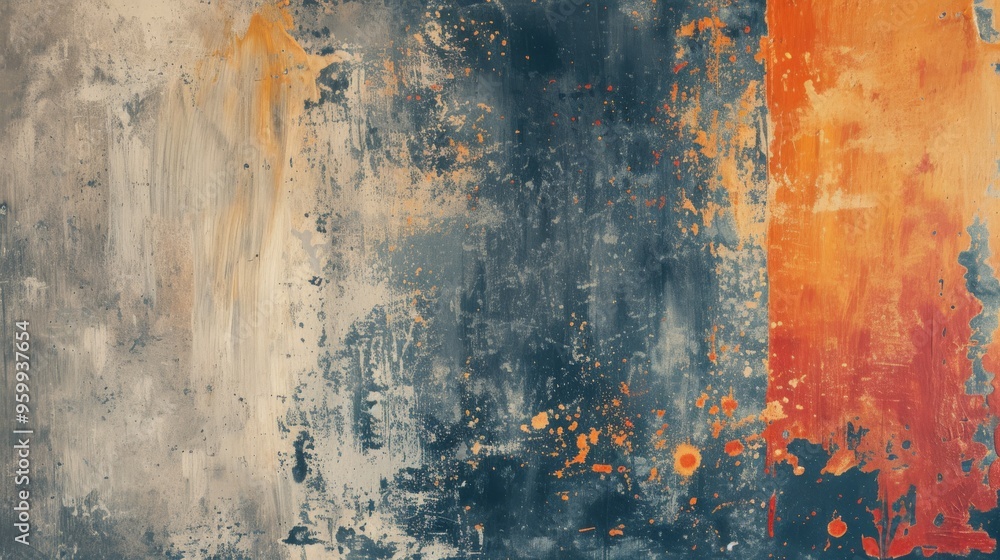 An abstract painting featuring a mix of vibrant hues and textured layers. The dynamic composition of colors and textures creates a visually engaging and expressive artwork, suitable for modern and An abstract painting featuring a mix of vibrant hues and textured layers. The dynamic composition of colors and textures creates a visually engaging and expressive artwork, suitable for modern and