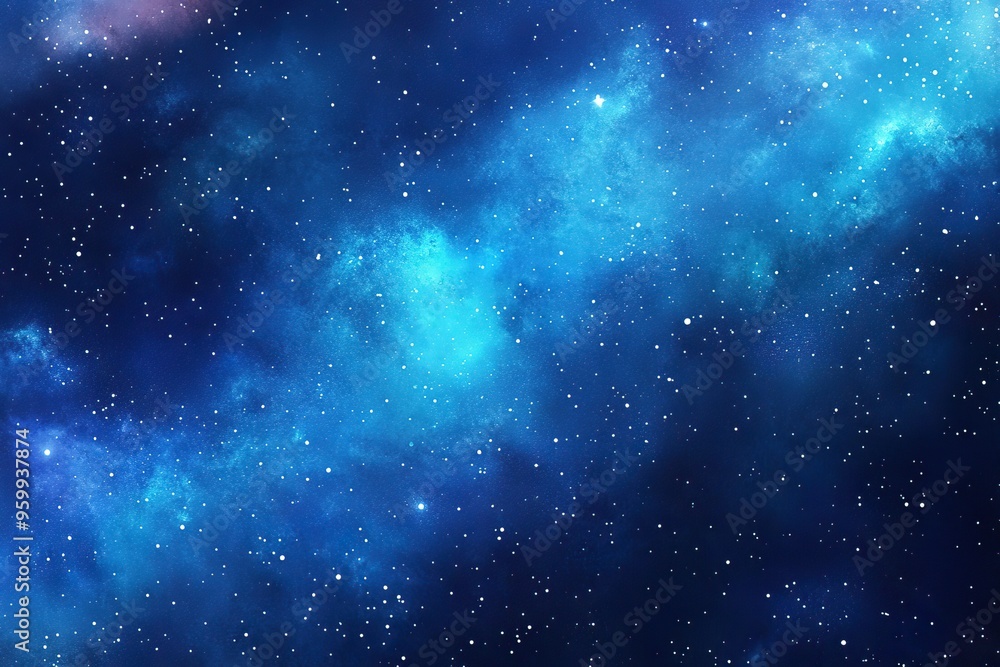 A stunning cosmic scene featuring vibrant blue hues and countless stars, perfect for illustrating the beauty of the universe. A stunning cosmic scene featuring vibrant blue hues and countless stars, perfect for illustrating the beauty of the universe.