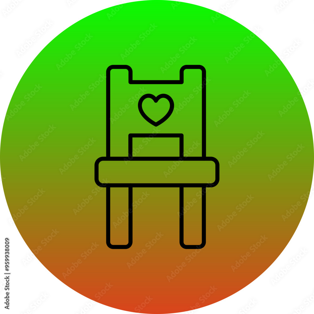 Obraz premium Chair Icon