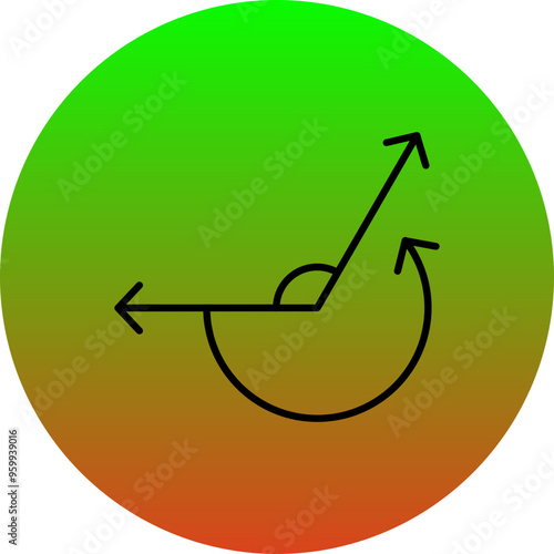 Reflex Angle Icon