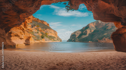 Fototapeta Naklejka Na Ścianę i Meble -  rocks at the beach