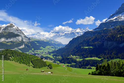 Alps Landscape Background