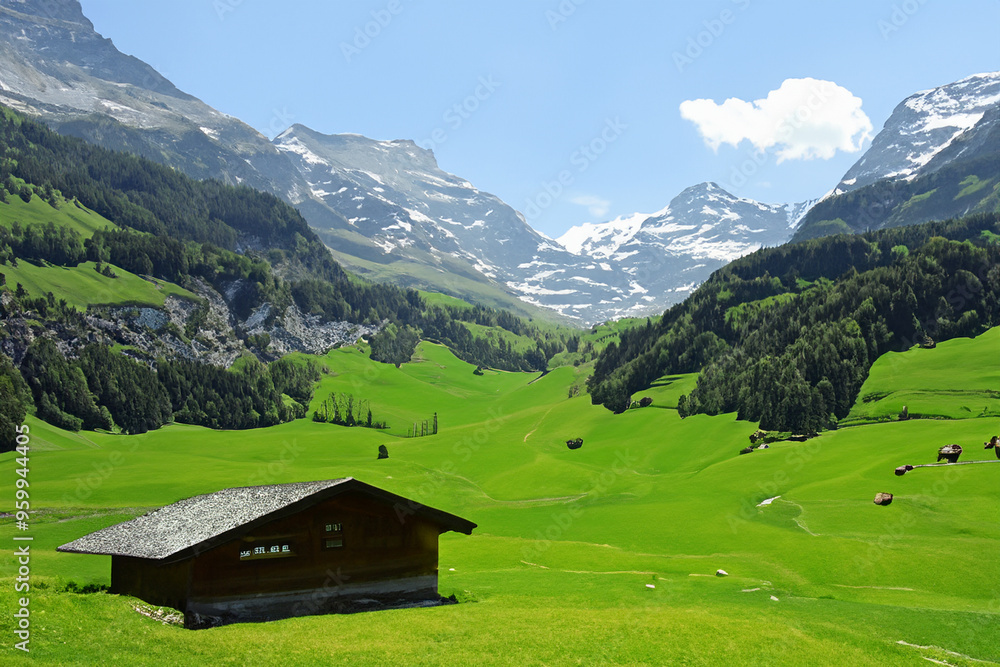Alps Landscape Background Alps Landscape Background