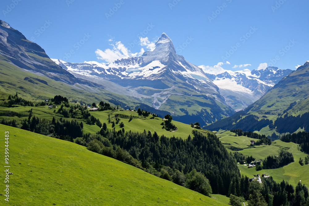 Obraz premium Alps Landscape Background