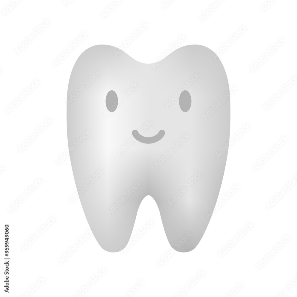 Smile tooth dental cartoon icon vector design Smile tooth dental cartoon icon vector design