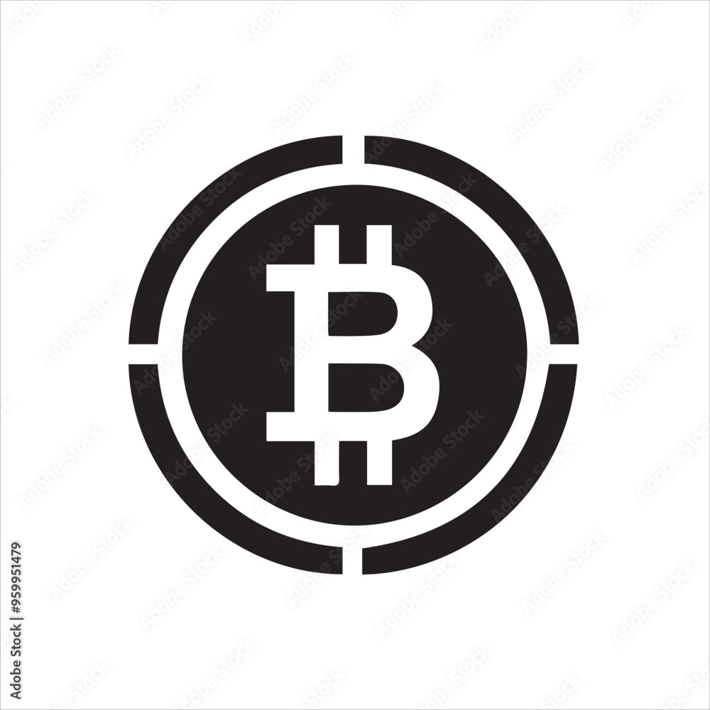 Bitcoin Vector Icon Silhouette Art, Bitcoin Money Icon, Bitcoin Sign Vector Illustration, Bitcoin Symbol Vector Illustration Bitcoin Vector Icon Silhouette Art, Bitcoin Money Icon, Bitcoin Sign Vector Illustration, Bitcoin Symbol Vector Illustration