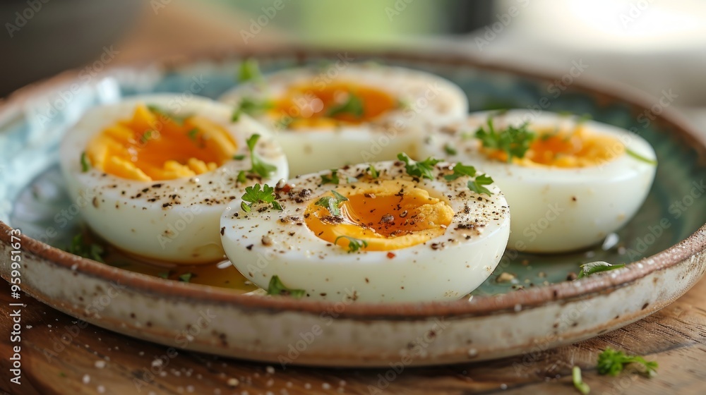 Egg boiled,Hard-boiled egg, Fresh hard boiled eggs and lettuce on white tiled table, flat lay Egg boiled,Hard-boiled egg, Fresh hard boiled eggs and lettuce on white tiled table, flat lay