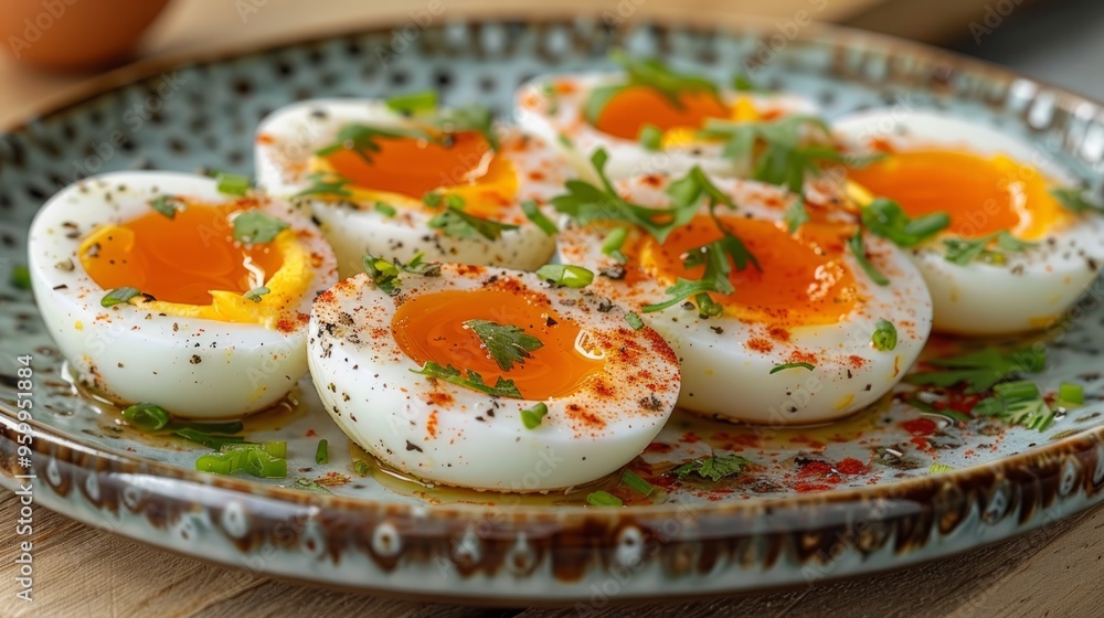 Egg boiled,Hard-boiled egg, Fresh hard boiled eggs and lettuce on white tiled table, flat lay Egg boiled,Hard-boiled egg, Fresh hard boiled eggs and lettuce on white tiled table, flat lay