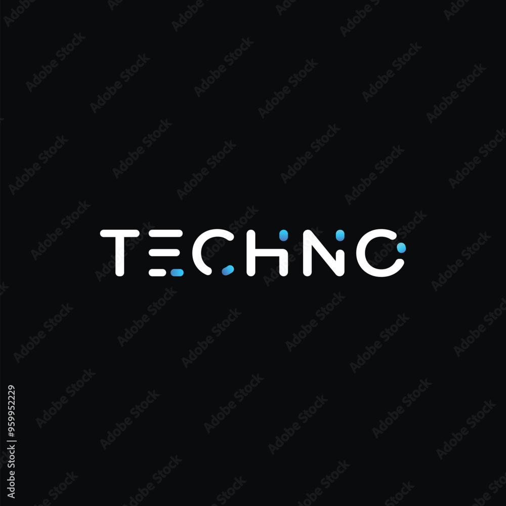 Fototapeta premium Creative Technology logo design template