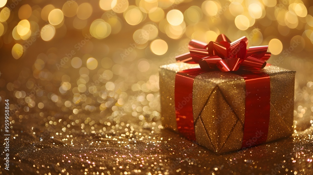 Christmas gift boxes collection, Christmas tape rope, on a gold background, banner for website. Christmas gift boxes collection, Christmas tape rope, on a gold background, banner for website.