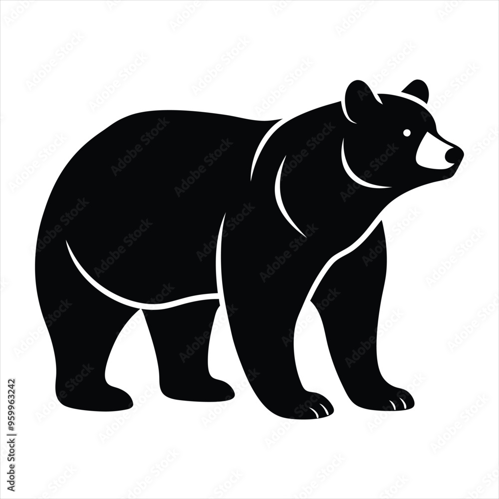 bear silhouette vector bear silhouette vector