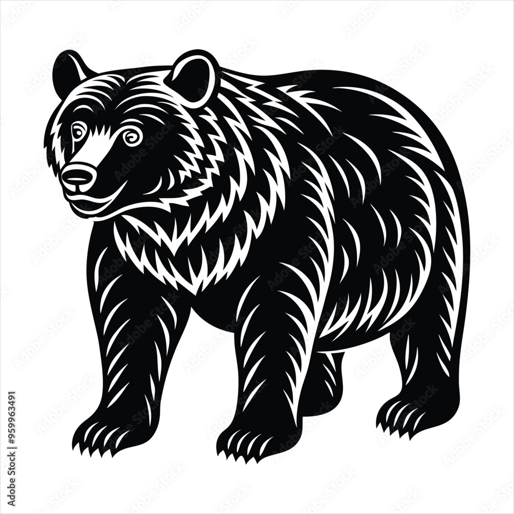bear silhouette vector bear silhouette vector
