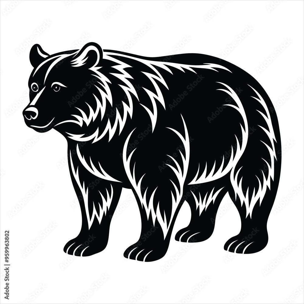 bear silhouette vector bear silhouette vector