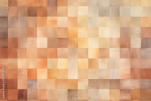 Wallpaper Mural Warm-toned pixelated abstract background Torontodigital.ca
