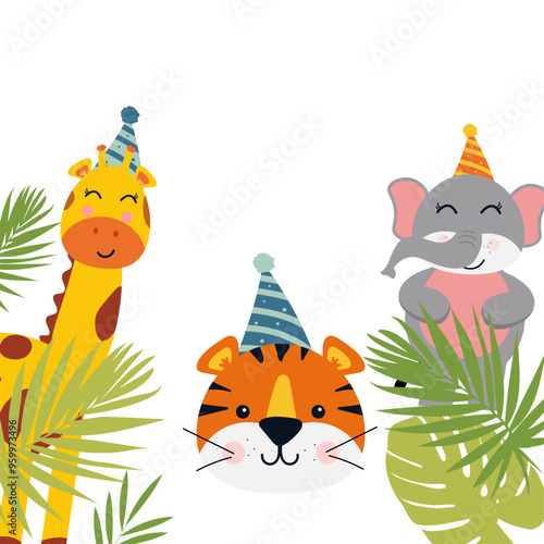 Animal Party Card