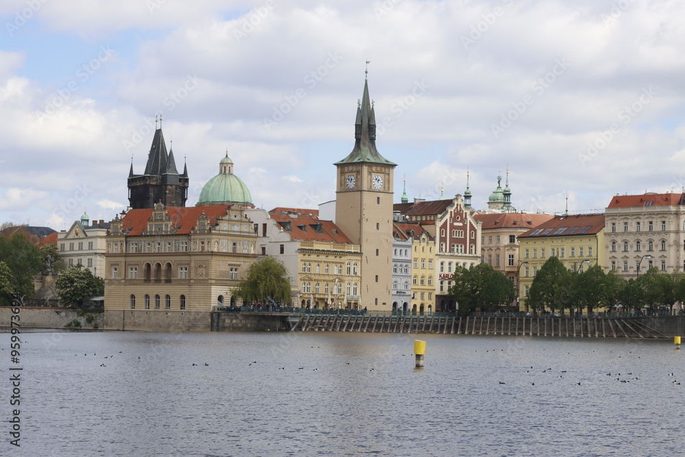 Classic architecture in Prague, Czech Republic Classic architecture in Prague, Czech Republic