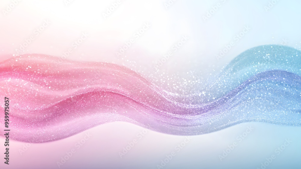 Abstract Pink and Blue Glitter Wave Background Abstract Pink and Blue Glitter Wave Background