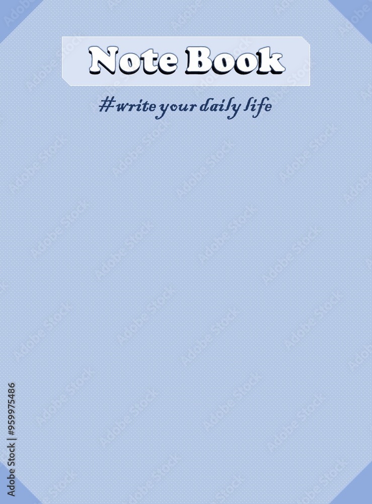Fototapeta premium Note Book 