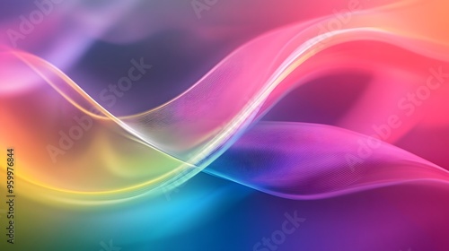 Wallpaper Mural Abstract Colorful Wavy Background Torontodigital.ca
