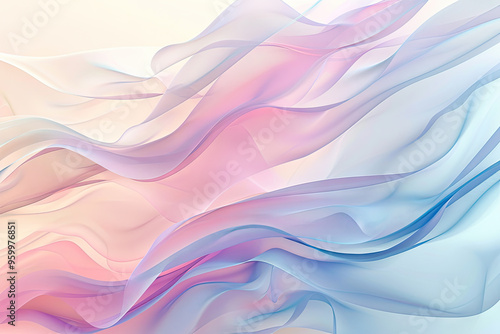 Abstract Gradient Background with Gentle Waves