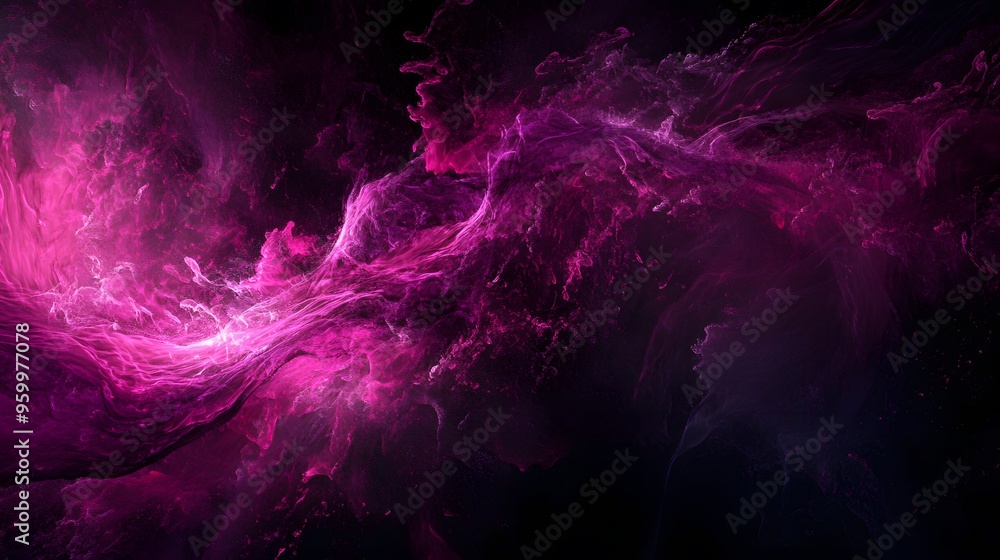 Abstract Purple Ink Swirl Background Abstract Purple Ink Swirl Background
