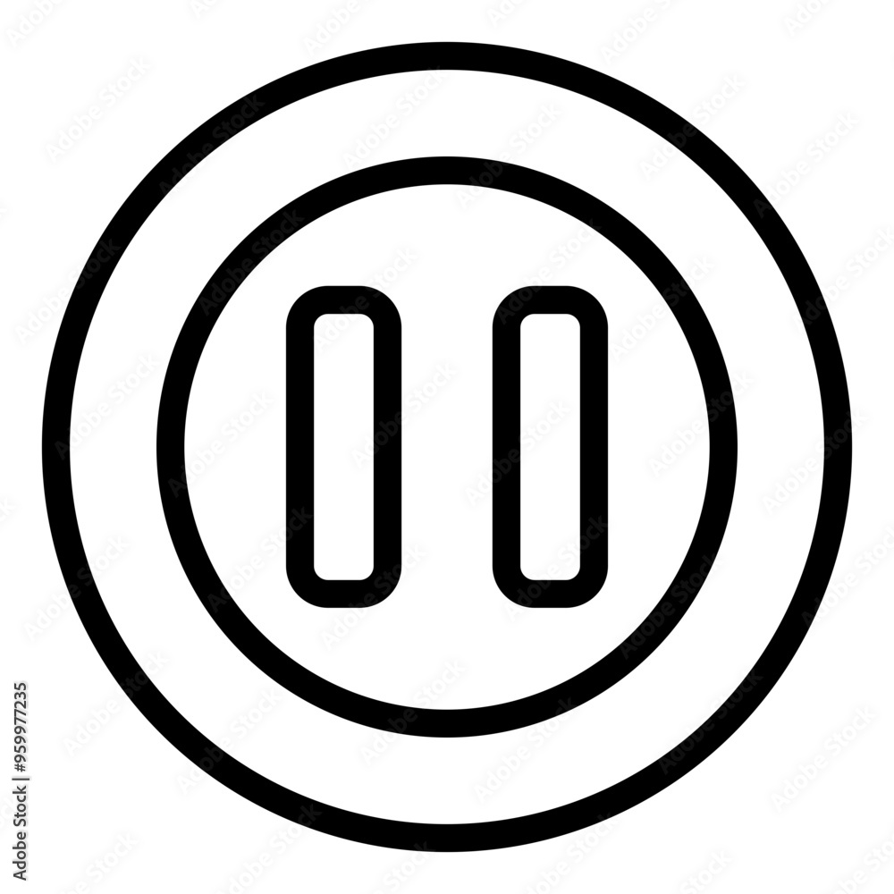 Pause Button, Music, Audio, Sound, record Icon Pause Button, Music, Audio, Sound, record Icon