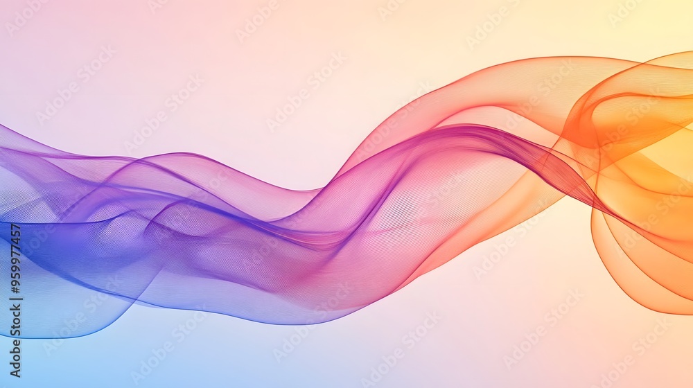 Abstract Colorful Flowing Lines Background Abstract Colorful Flowing Lines Background
