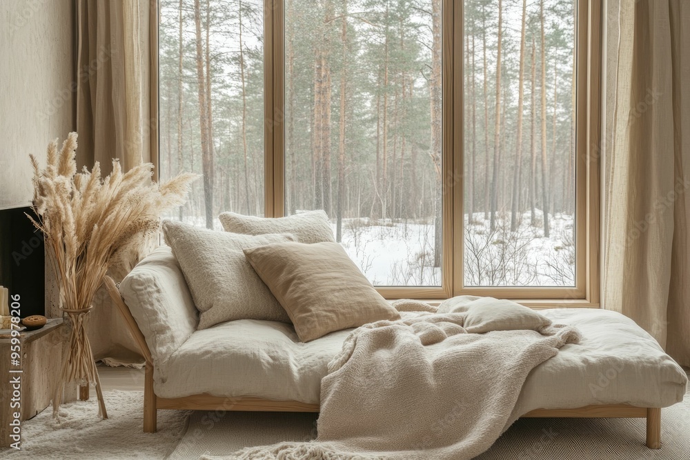 Fototapeta premium Cozy Winter Day at Home