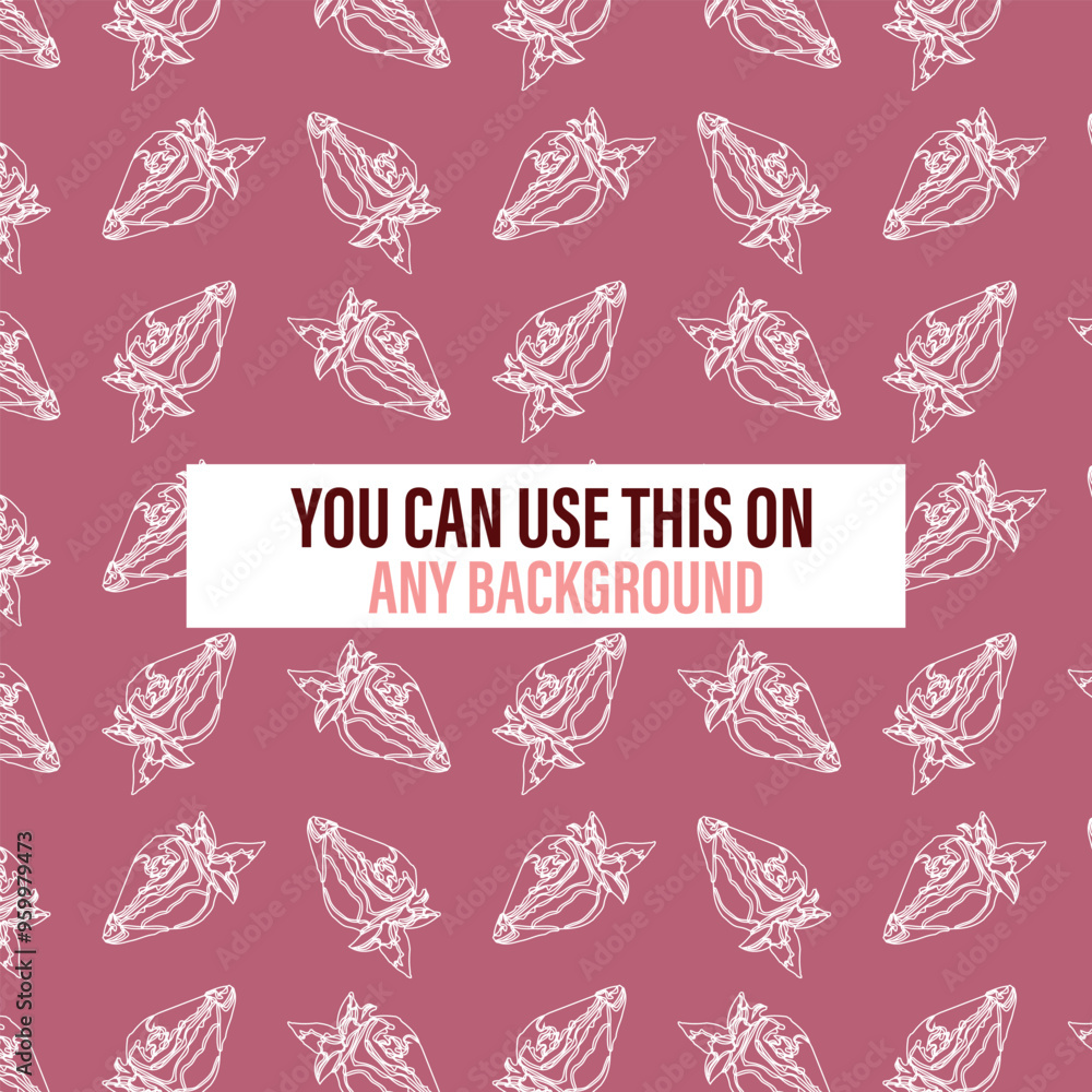 Fototapeta premium strawberry art seamless pattern design
