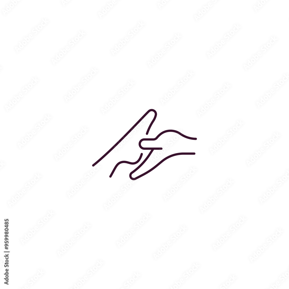 massage outline icon. Linear vector from beauty concept. Thin line massage icon isolated on white background massage outline icon. Linear vector from beauty concept. Thin line massage icon isolated on white background