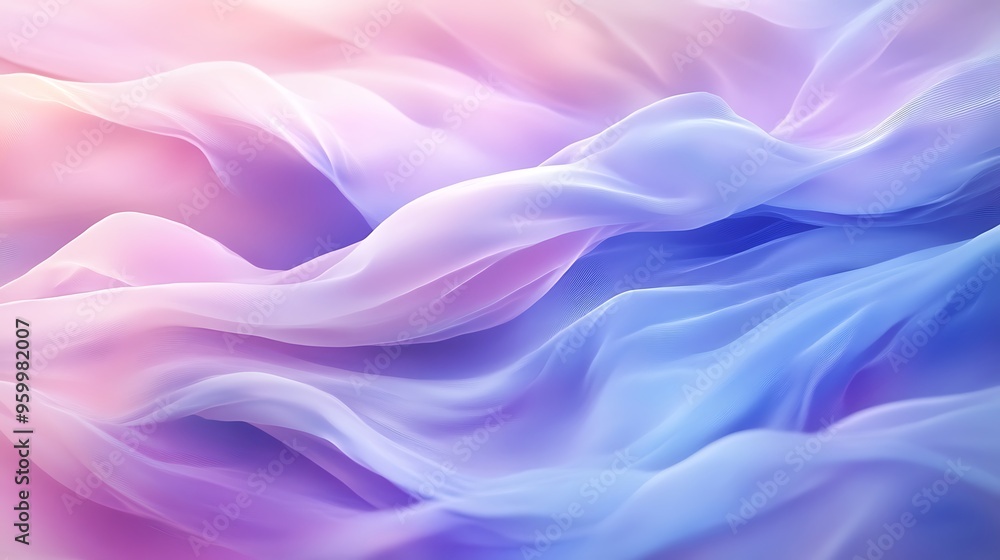 Obraz premium A fluid abstract gradient with organic flowing curve