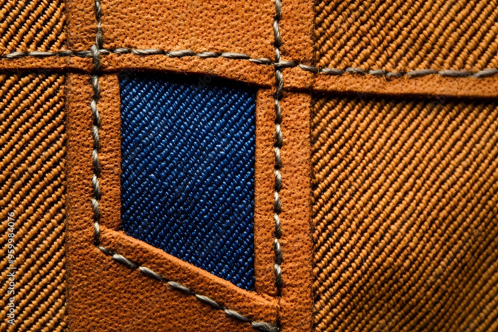 Fototapeta premium denim texture background ideal for fashion, textile, and design projects.