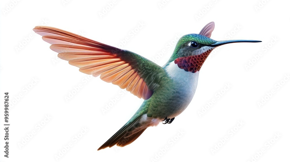Fototapeta premium Hummingbird in Flight