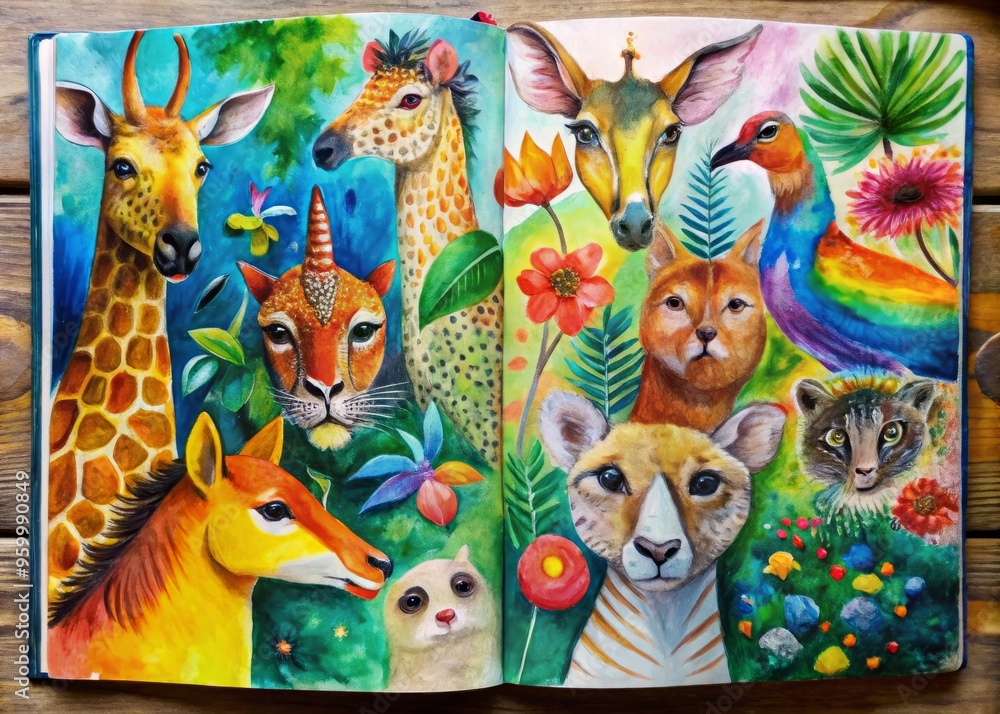 animal sketchbook pages mixed media textures colors animal sketchbook pages mixed media textures colors