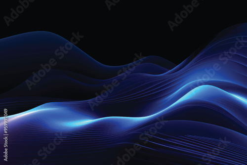 Blue light backgrounds abstract