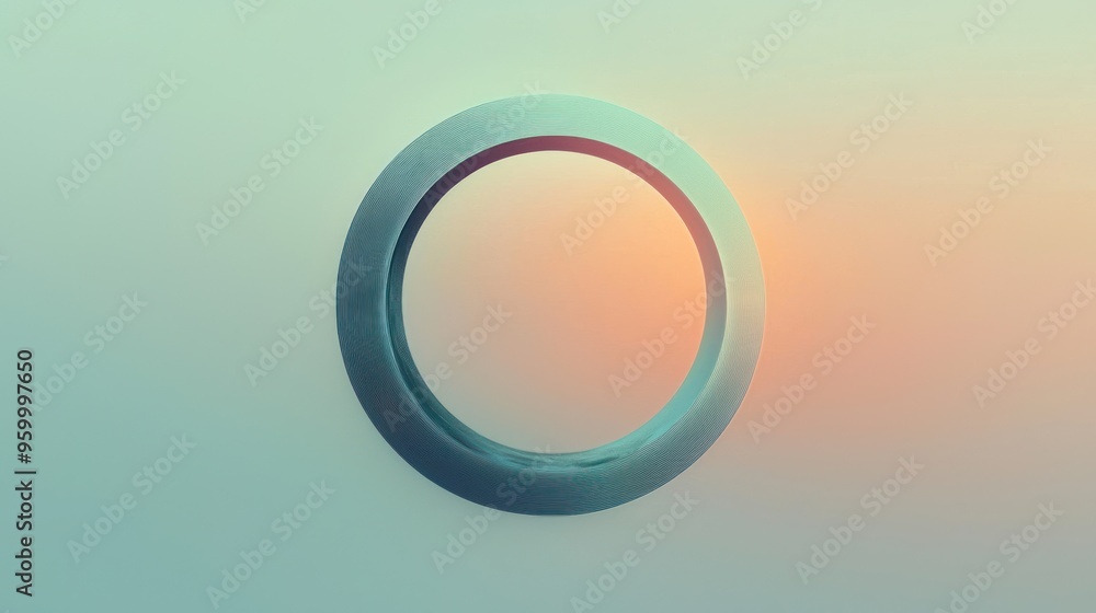 A minimalist zen circle logo with a subtle gradient, conveying harmony and unity. A minimalist zen circle logo with a subtle gradient, conveying harmony and unity.