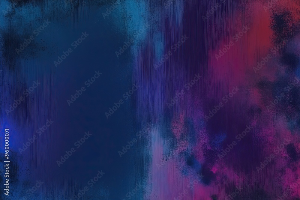 Fototapeta premium Vivid Retro Abstract Background in Twilight Navy Lead Ash with Textured Color Transformation