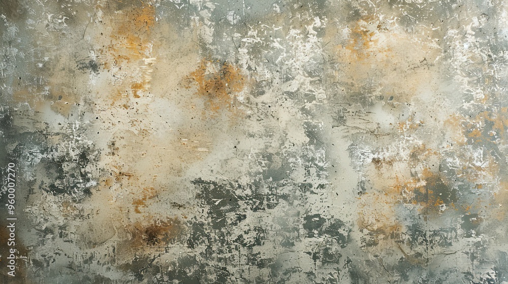 Fototapeta premium Subtle metallic tones with fine pressed paper texture creating a sophisticated background