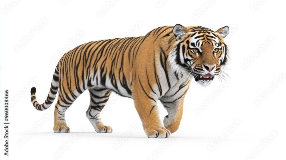 Naklejka premium Striking Tiger Portrait