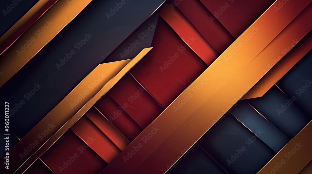 Dramatic retro gradient backdrop with rich burgundy and gold blending into sharp shapes Dramatic retro gradient backdrop with rich burgundy and gold blending into sharp shapes