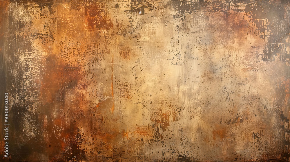 Wallpaper of a hand-painted plaster wall with textured surface and earthy colors Wallpaper of a hand-painted plaster wall with textured surface and earthy colors