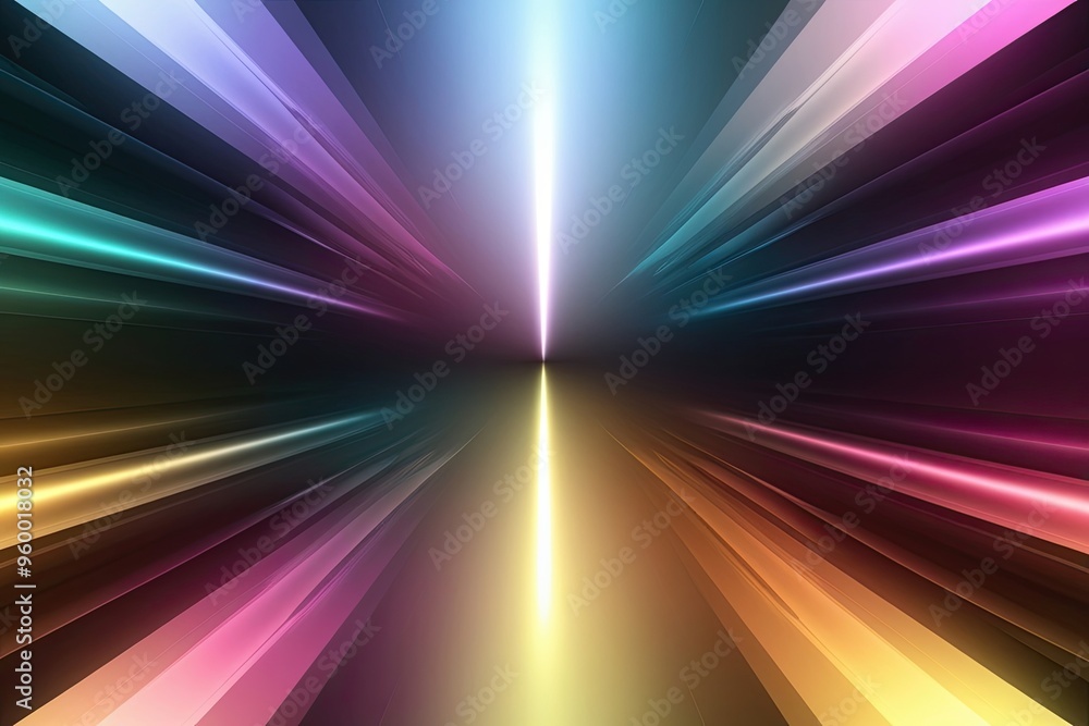 Obraz premium Vibrant Modern Gradient Color Overlay with Eye-Catching Flare Effects