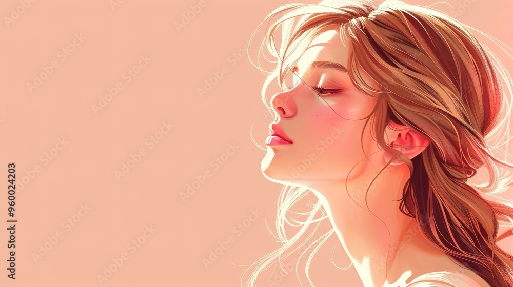 Stunning Light Colored Background with Beautiful Woman: A Graceful and Alluring Vision. Showcasing Elegance and Charm. Stunning Light Colored Background with Beautiful Woman: A Graceful and Alluring Vision. Showcasing Elegance and Charm.