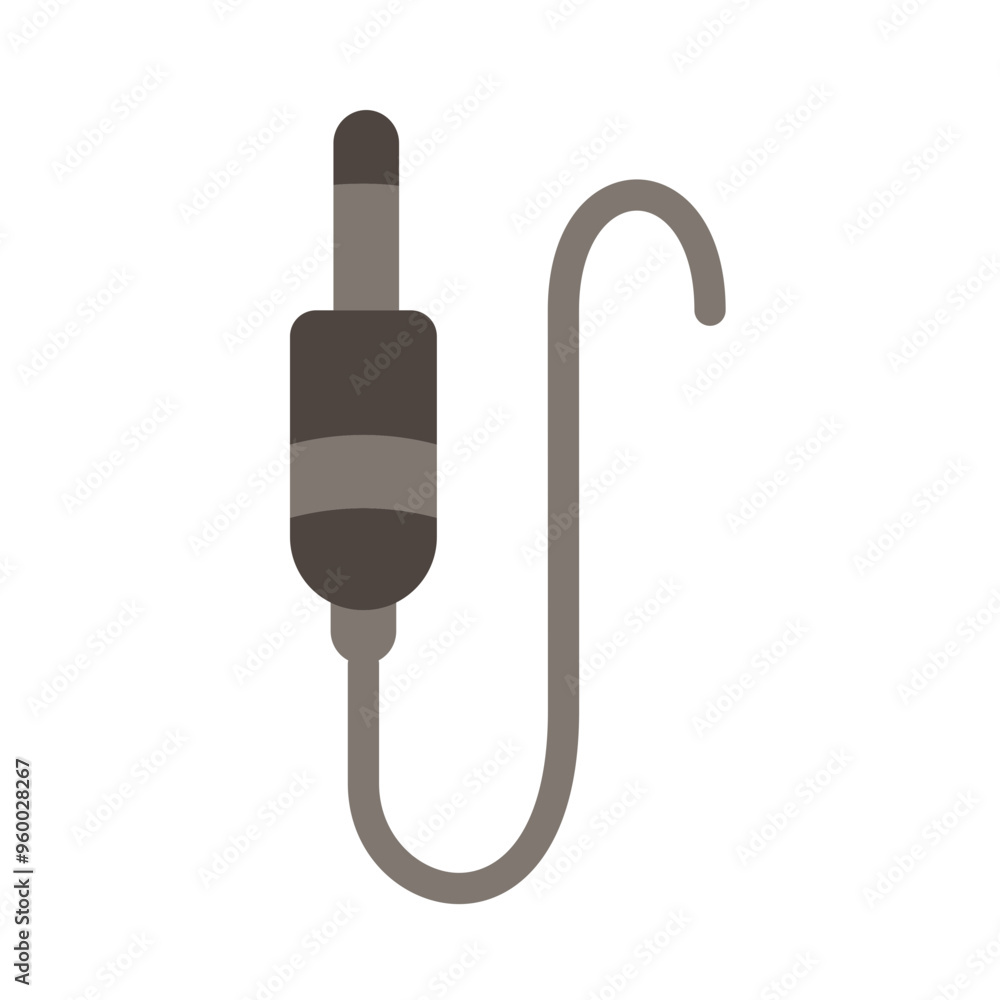 Audio Jack, Music and Sound Flat Icon Audio Jack, Music and Sound Flat Icon