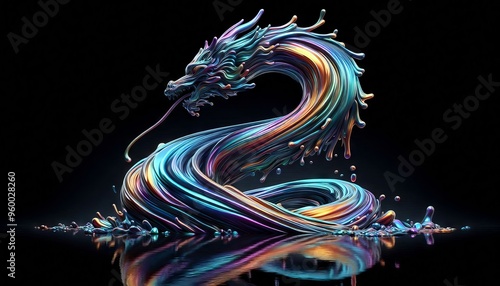 Metallic Dragon Qinglong photo