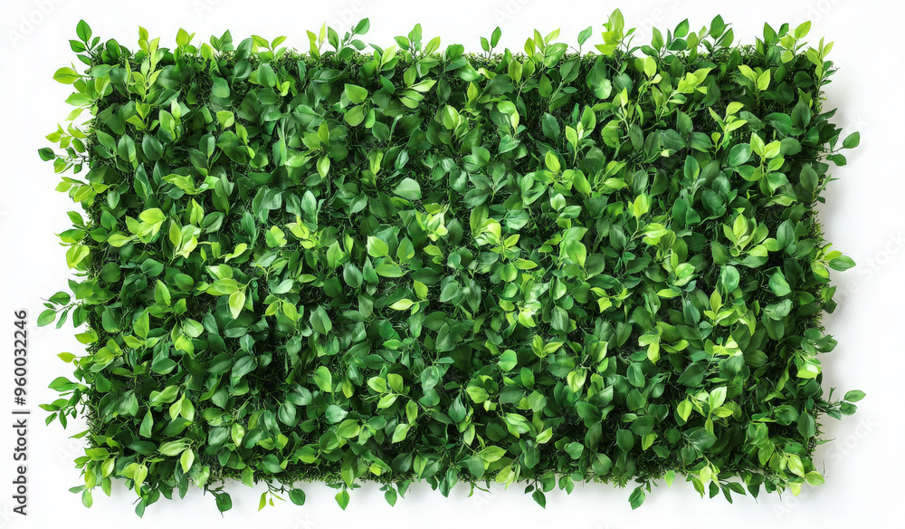 Obraz premium Lush green leaves create a natural, textured background.