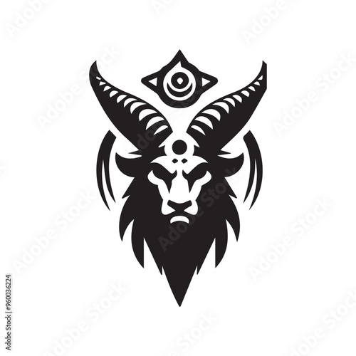 Creative Religion Silhouette Vector Logo Design