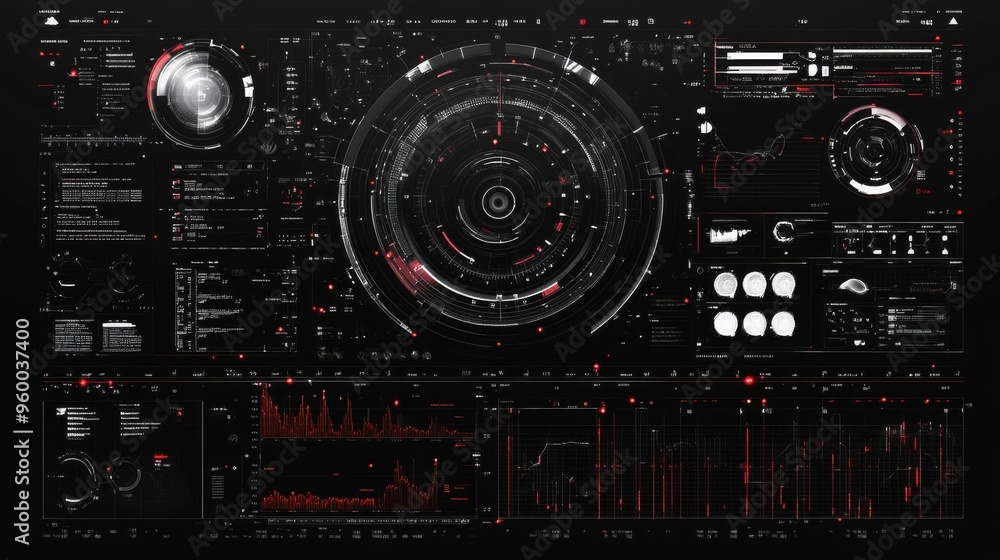 Futuristic Data Interface Futuristic Data Interface