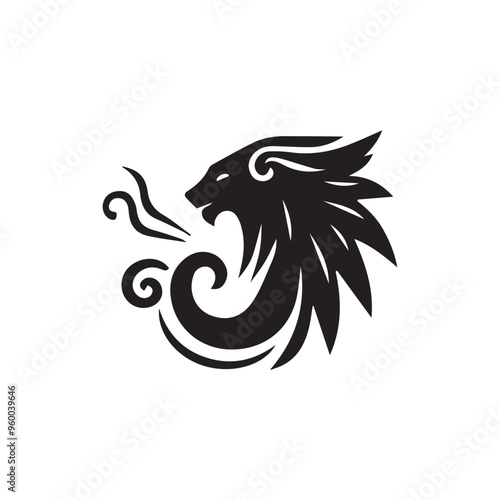 Creative Religion Silhouette Vector Logo Design